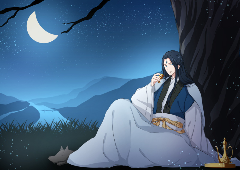 月下酔酒